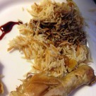 Lite festligare ris med lök, russin och vermicelli (pasta)