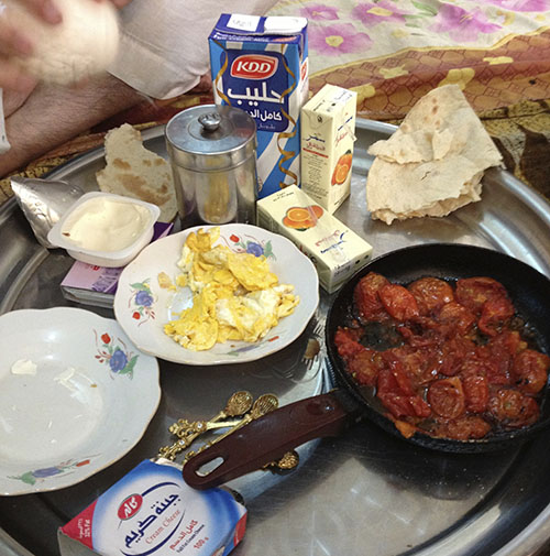Frukost i Irak