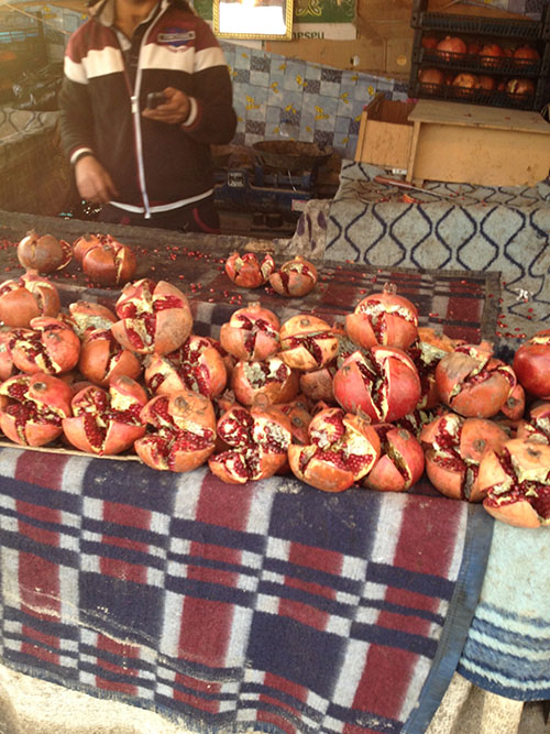 Fruktmarknad i Nasriyah