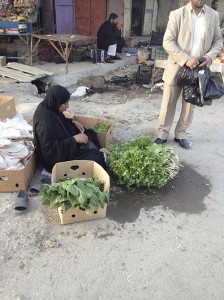 Fruktmarknad i Nasriyah
