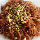 Spagetti-dessert, vermicelli (halawat sha’riyya)