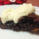 En kladdkaka som är som en dröm