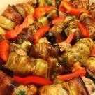 Auberginerullader med köttfärs a’la kebab