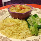 Kycklinggryta med curry och ingefära a´la indisk stil
