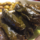 Vegetarisk dolma med kikärtor och valnötter