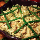 Krämig laxpasta med citron- och limesmak