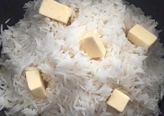 Laga perfekt iranskt ris, chelo, polo 