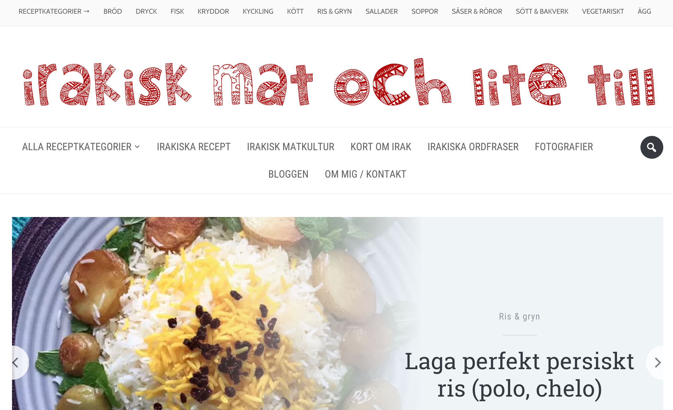 Nytt tema på irakiskmat.se