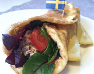 Härlig tonfiskwrap till lunch
